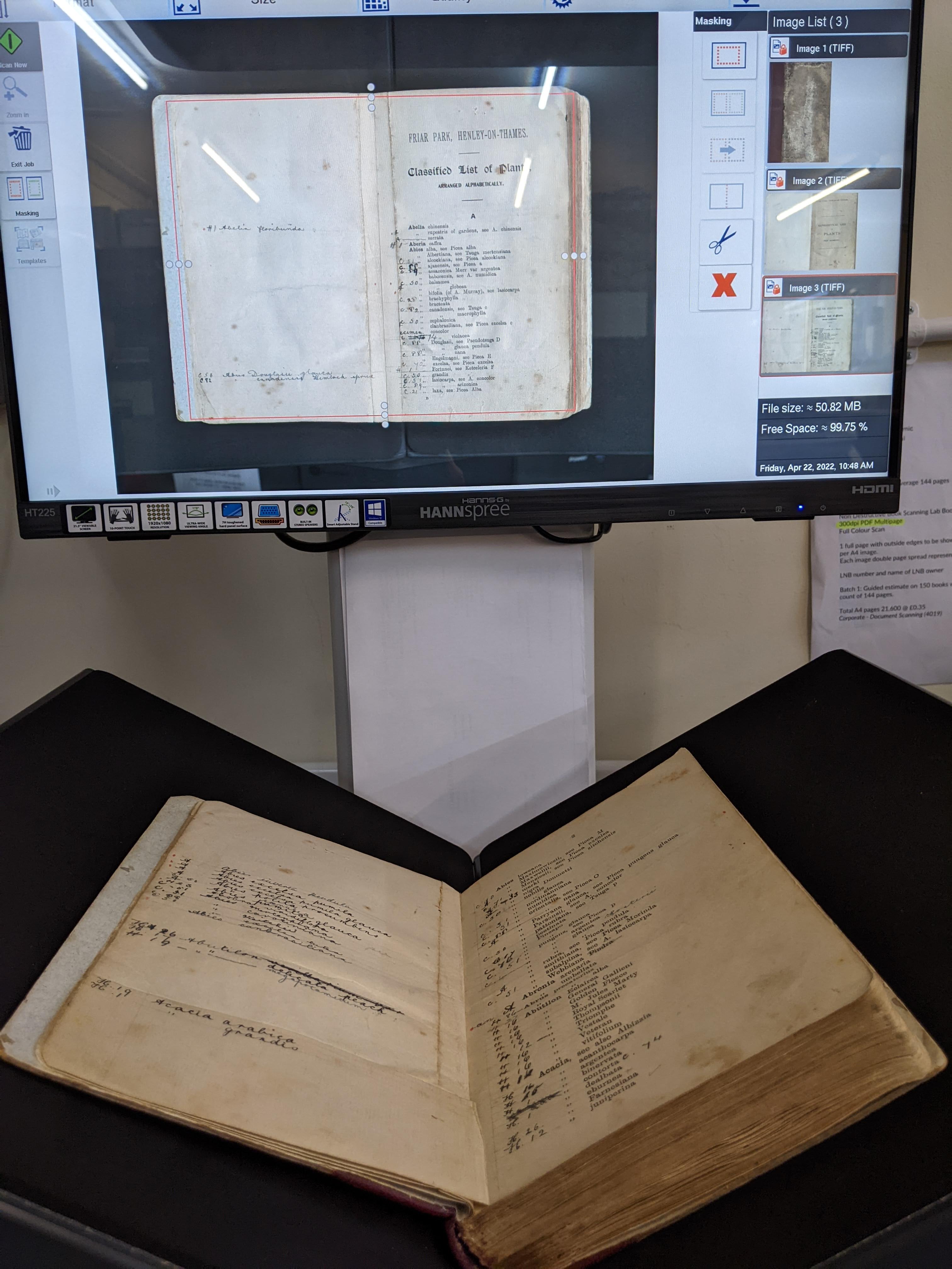 Fragile document scanning